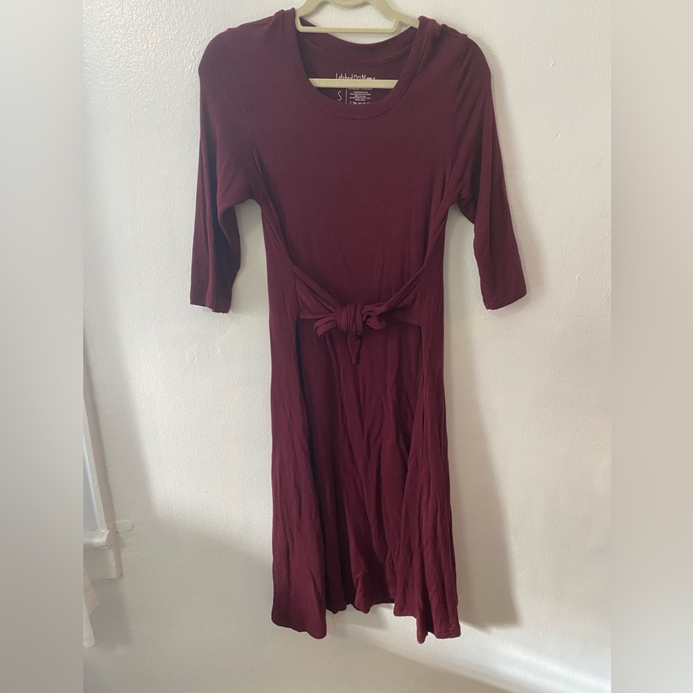 Latched Mama 3/4 sleeve swing dress